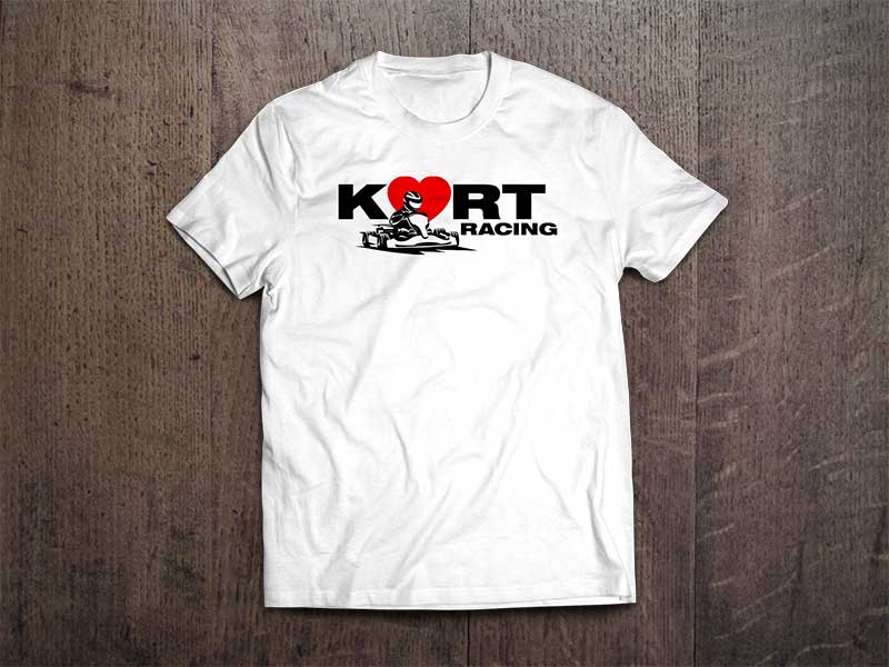 I Love GO Kart Racing T Shirt